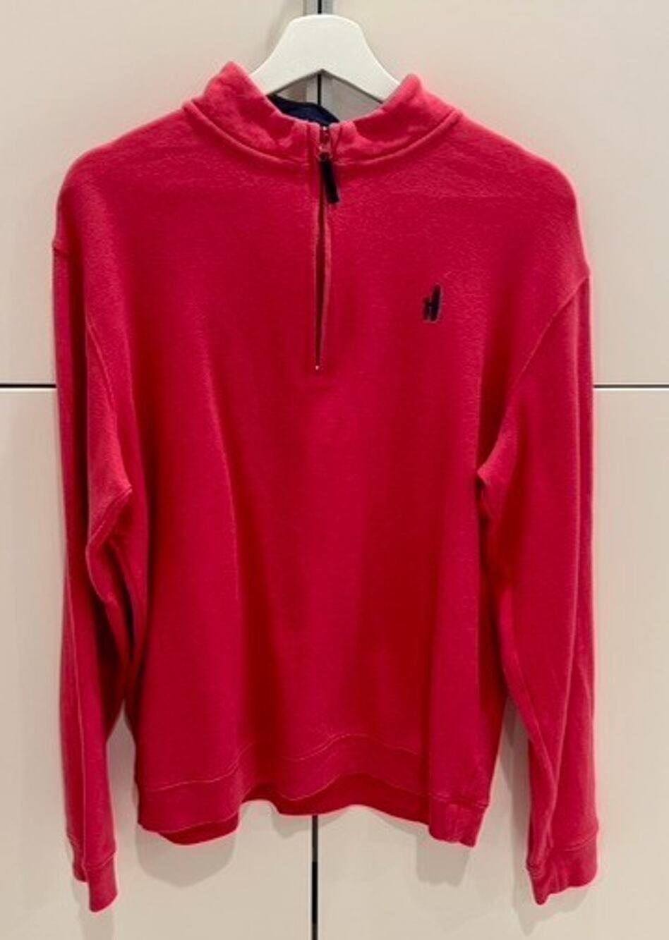 Johnnie-O Sully Quarter Zip Pullover Men's Medium Pink Boca Raton Resort & Club
